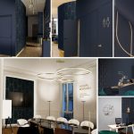 Design d'intérieur : Aménagement des bureaux pour le groupe Beviguen Investissement, Paris 8e. Design d’ambiance pour bureaux, couloir. Décoration d’intérieur