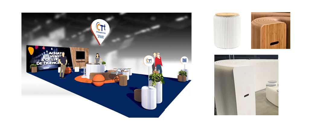 Designdelo-conception-agencement-conseil-professionnels-stand-salon-plan-7 Modelisation 3D du stand et proposition de mobilier