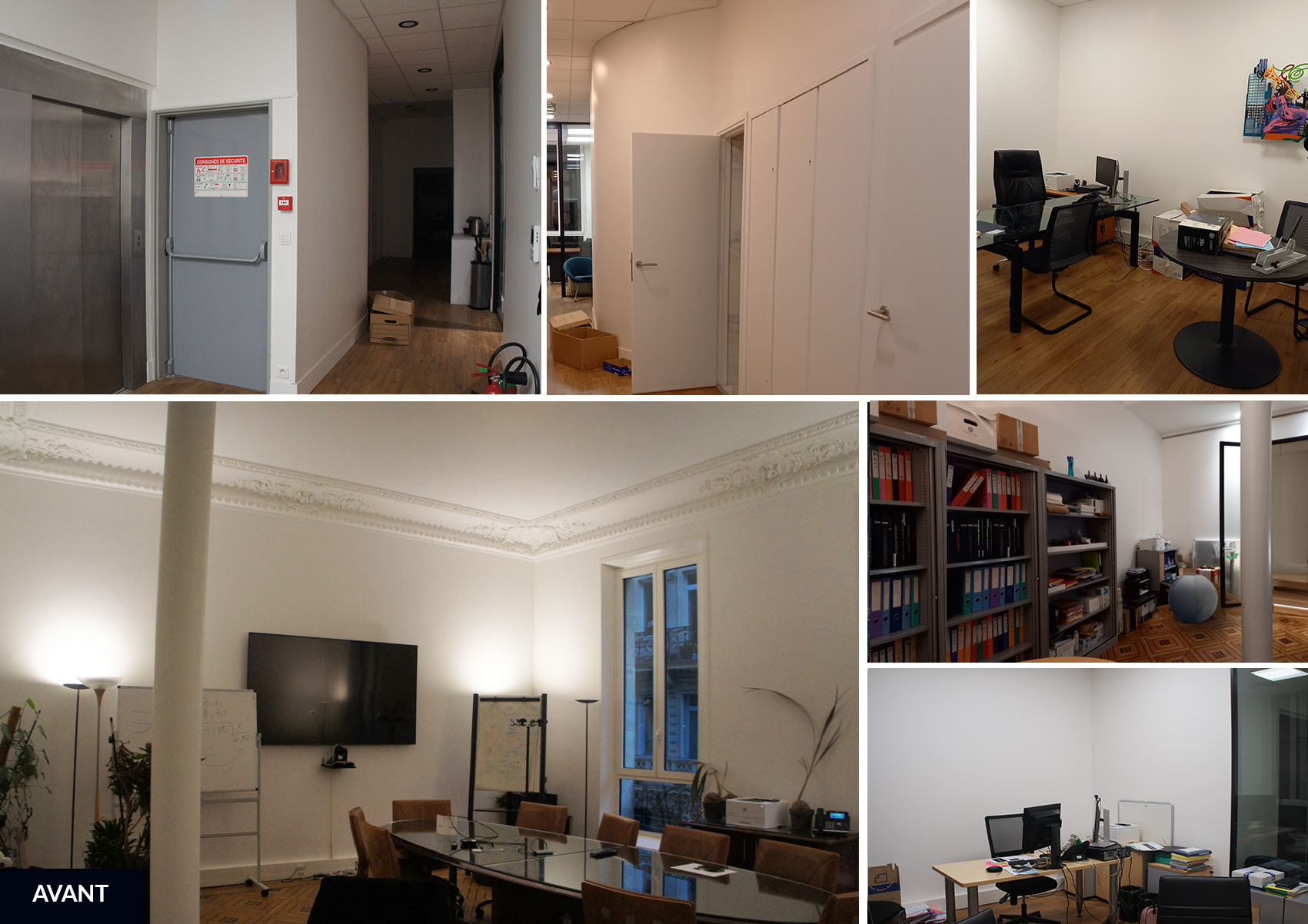 Avant les travaux de bureaux